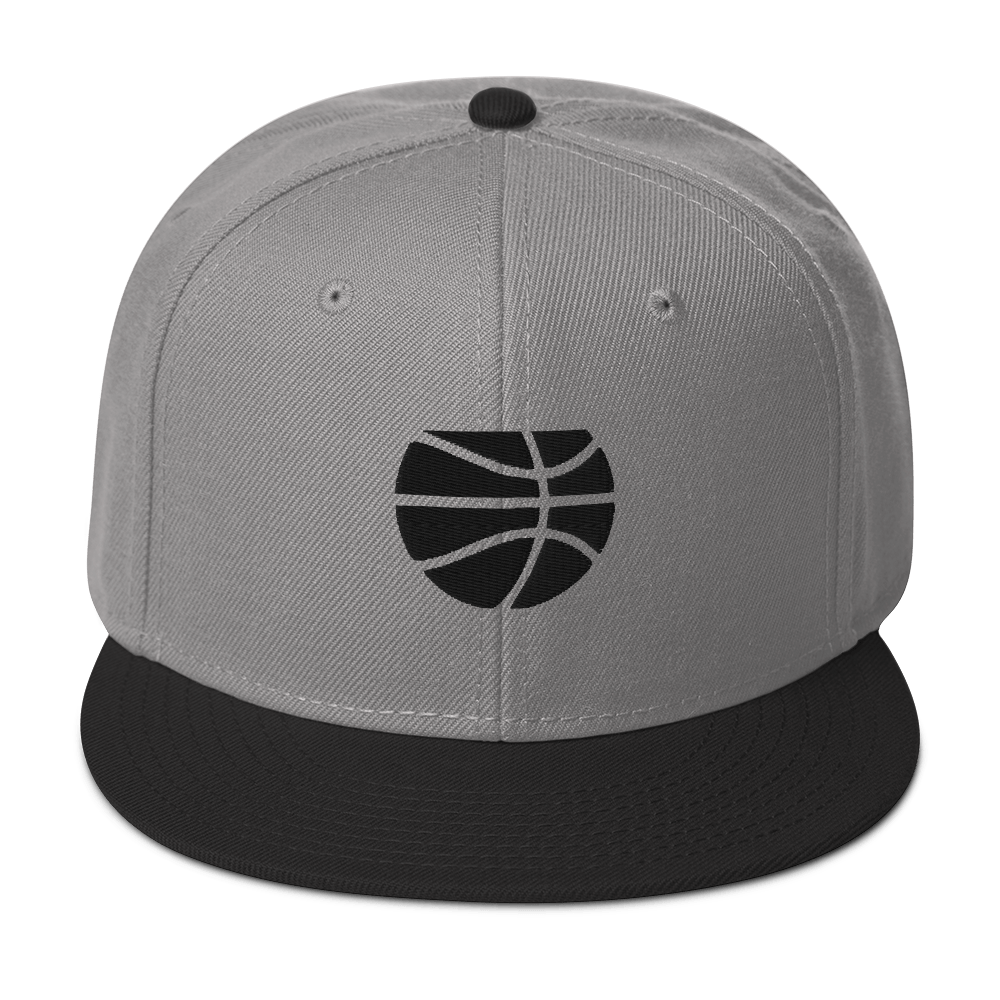 Black & White Simply Basketball Hat