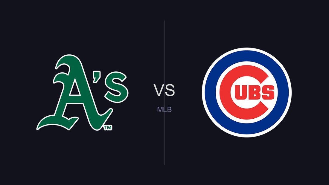 Athletics vs Chicago Cubs - MLB Prediction Market