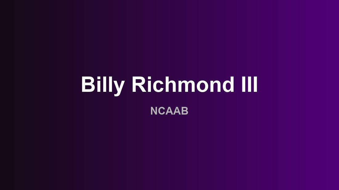 Billy Richmond III - NCAAB