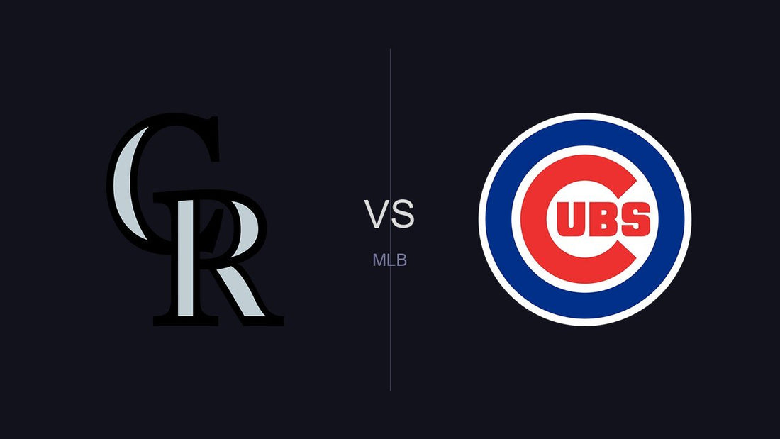 Colorado Rockies vs Chicago Cubs - MLB Prediction Market