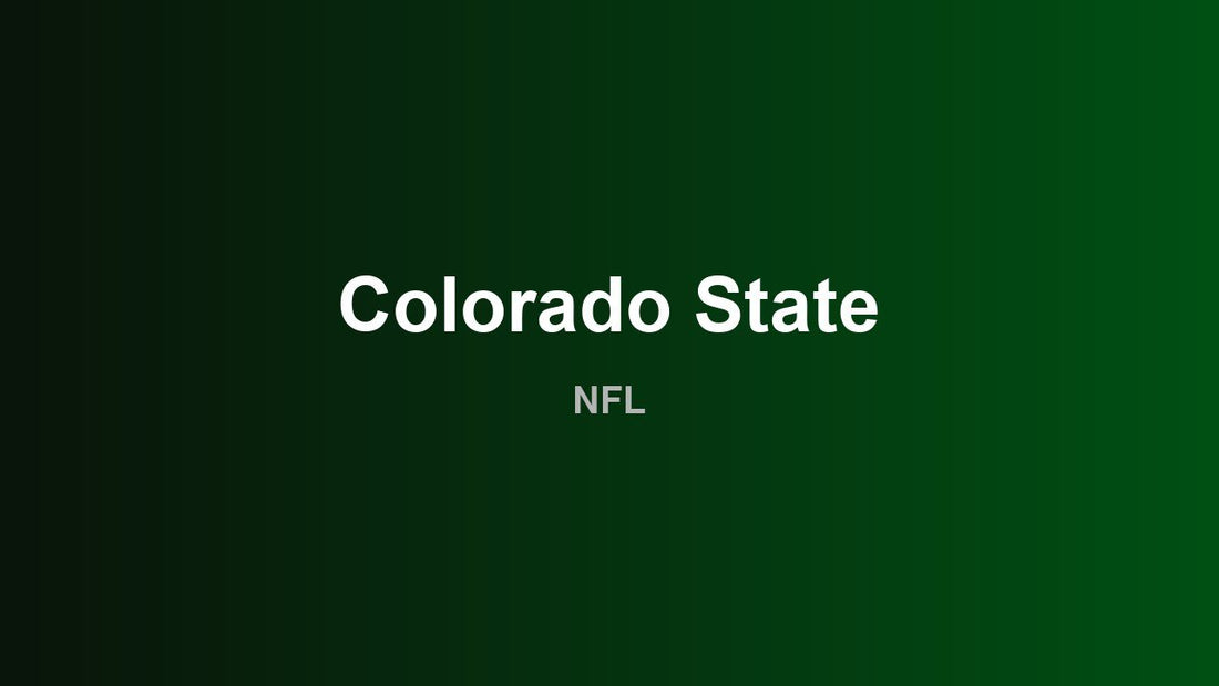 Colorado State - NFL