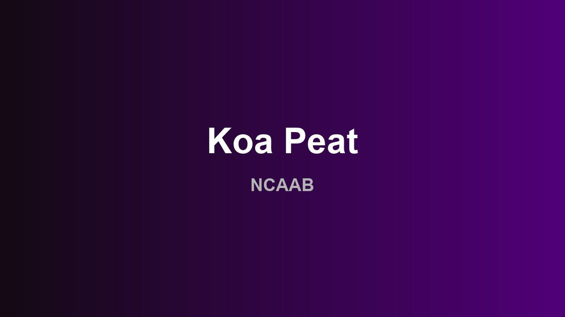 Koa Peat - NCAAB