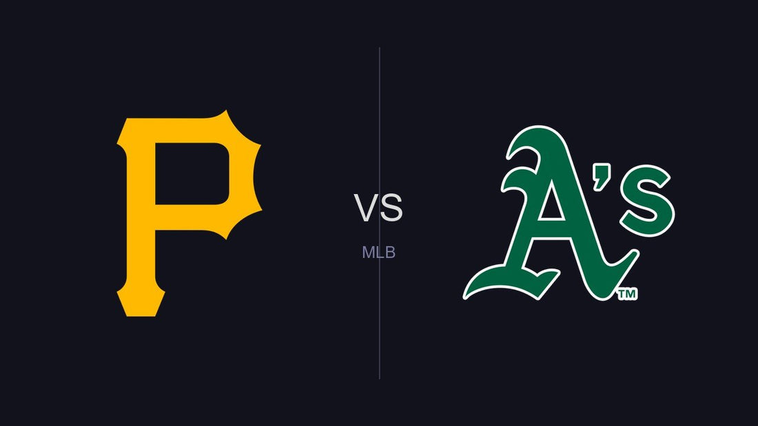 Pittsburgh Pirates vs Athletics - MLB Prediction Market