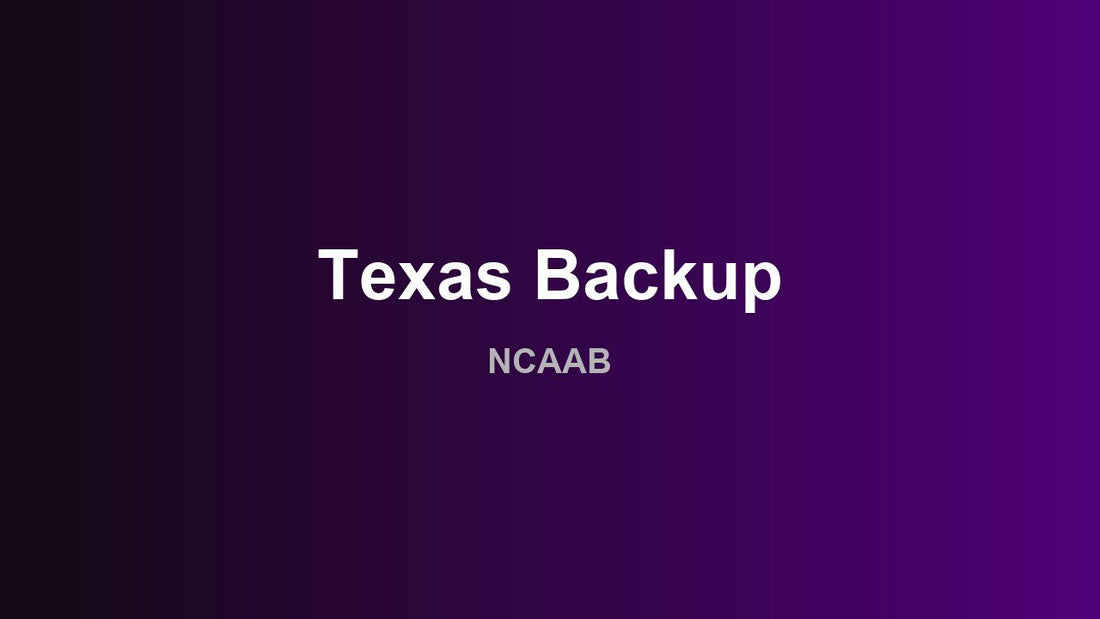 Texas Backup - NCAAB