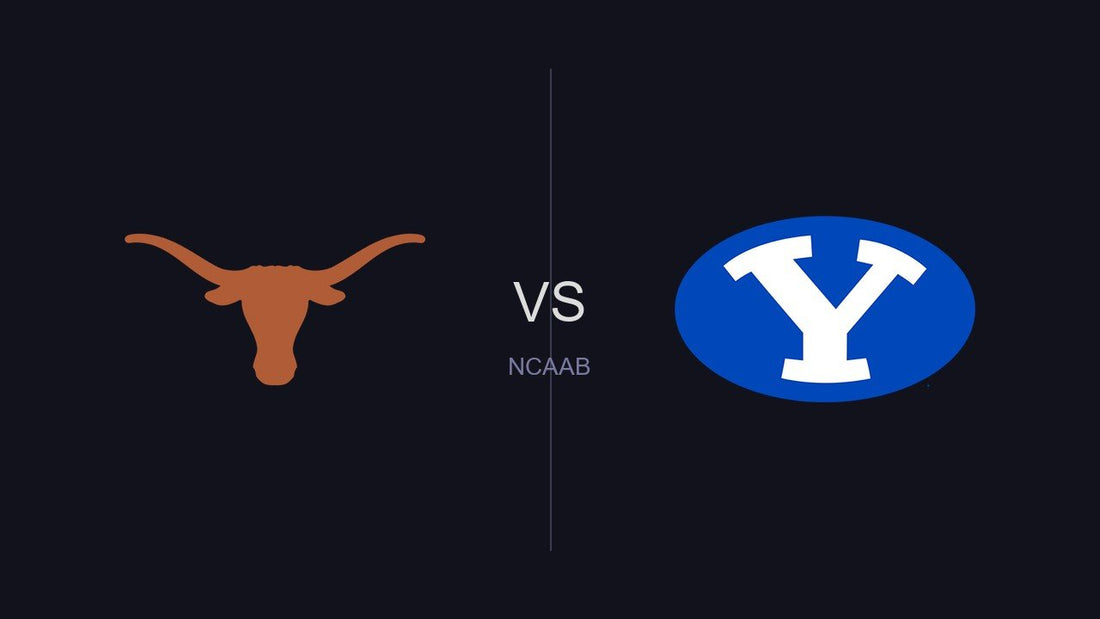 Texas Longhorns vs BYU Cougars - NCAAB Prediction Market