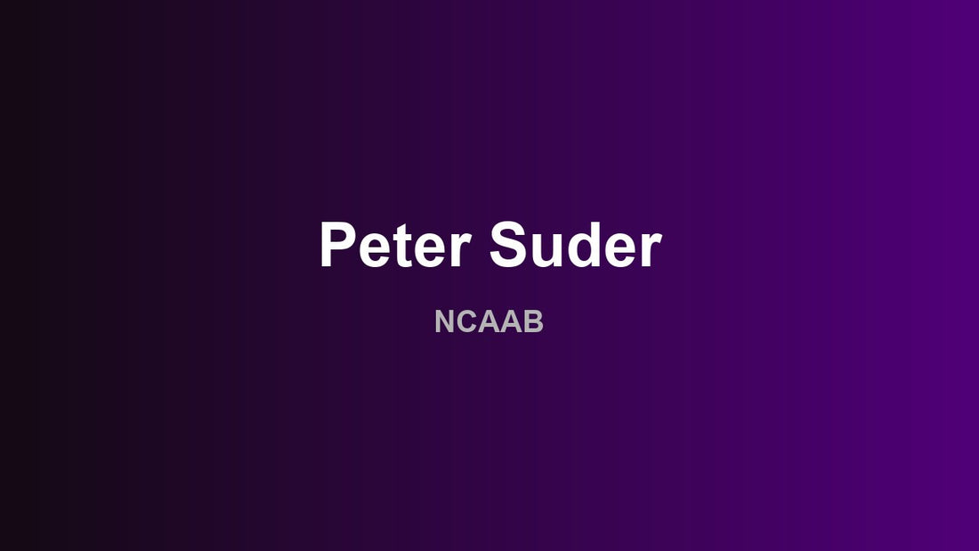 Peter Suder - NCAAB