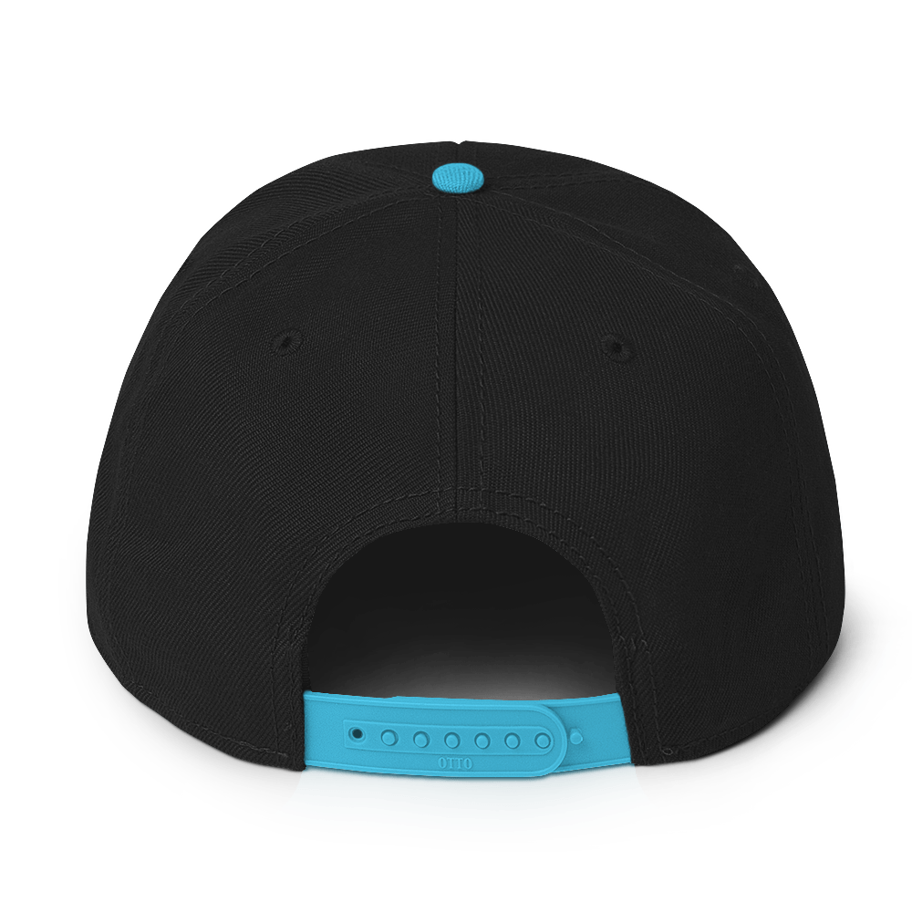 Simple White & Orange Basketball Hat