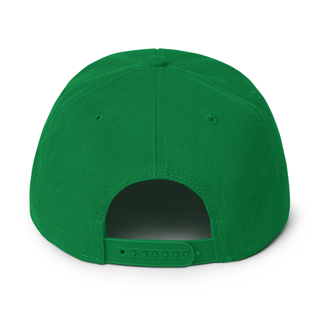 Simple White & Orange Basketball Hat