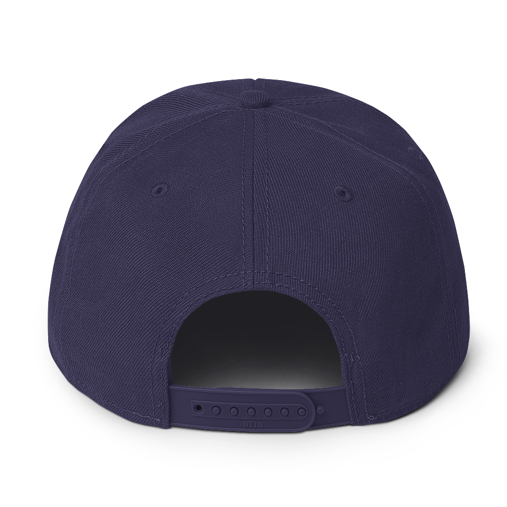Simple White & Orange Basketball Hat