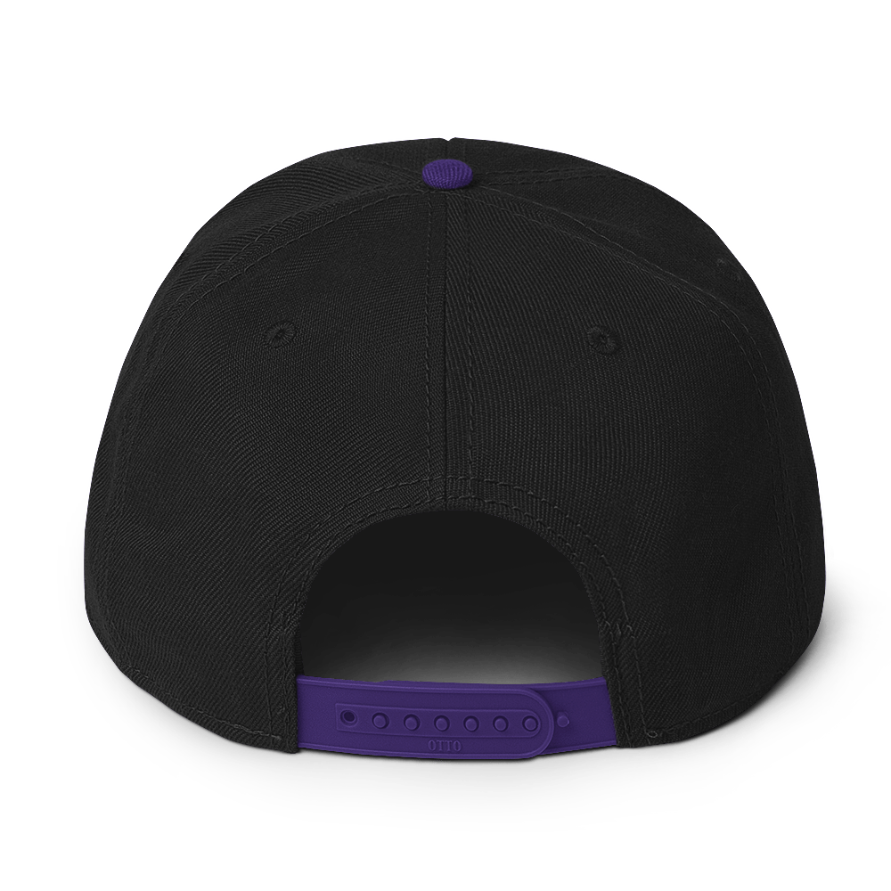 Simple White & Orange Basketball Hat